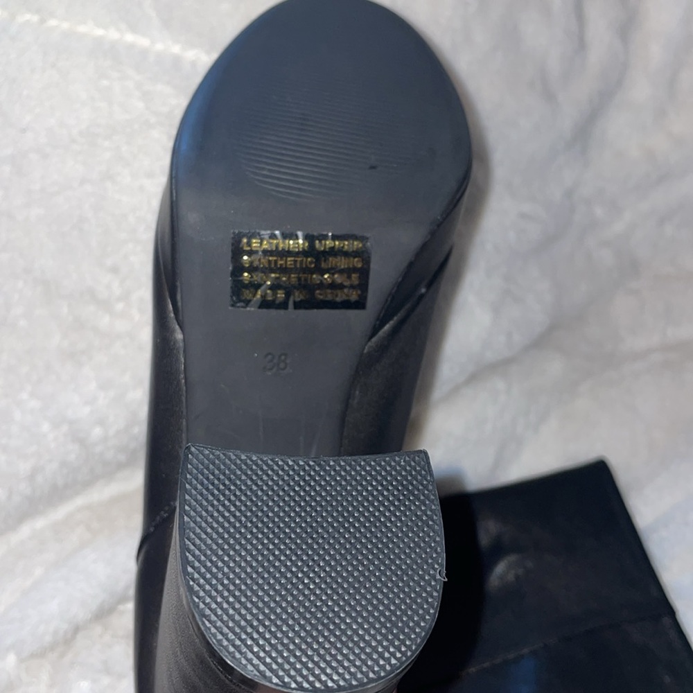 NWT Anthropologie SILENT D YELLONA Black Leather Boot - Picture 11 of 11